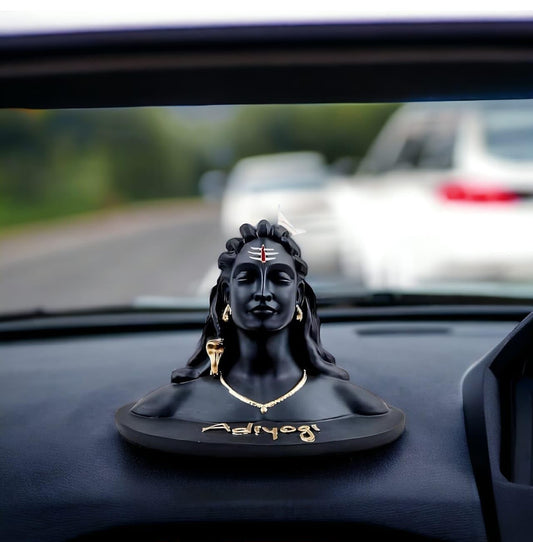 Adiyogi Shiva Statue for Car Dashboard 3.5-Inch, Made In India 🇮🇳