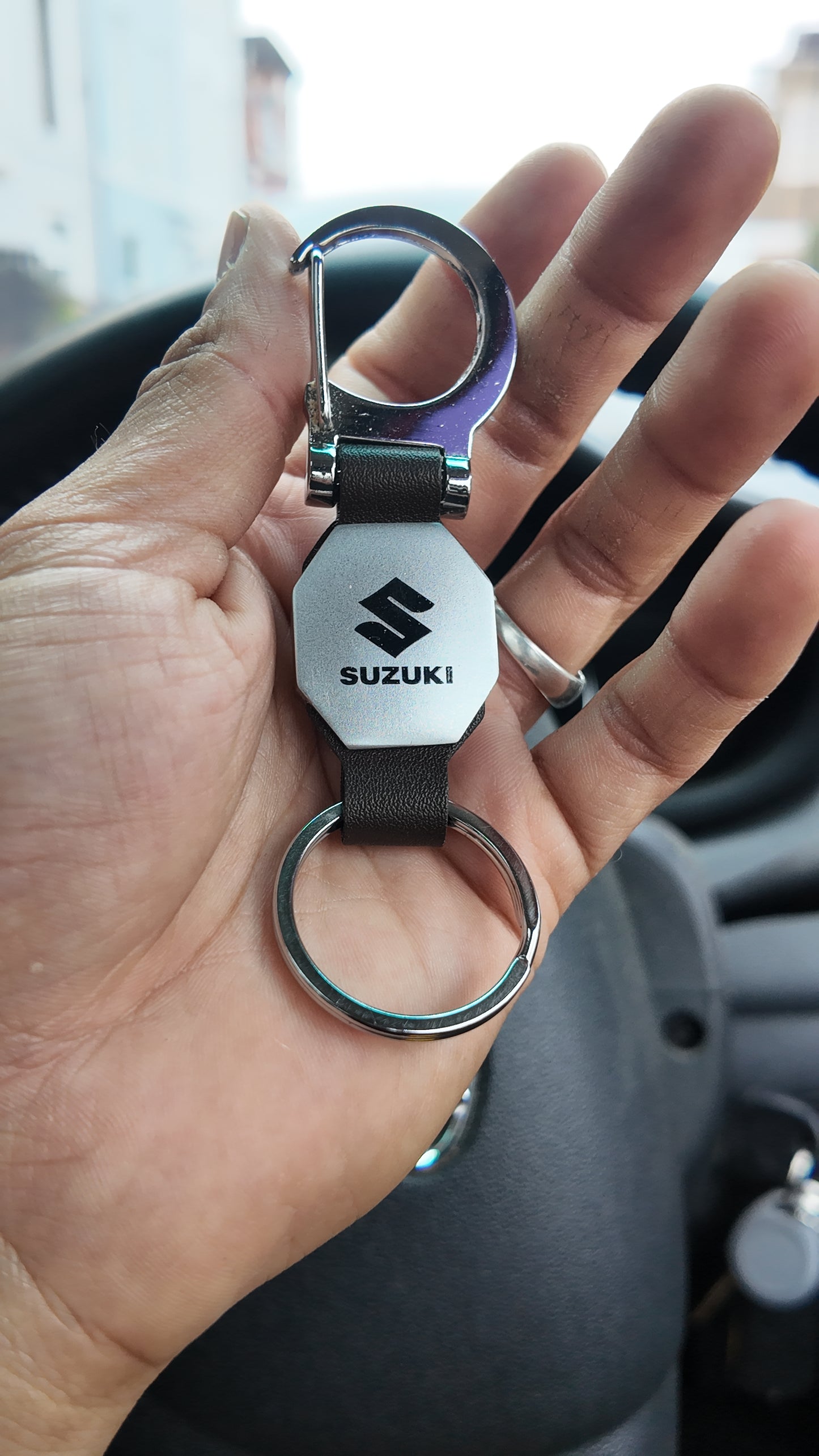 Premium Keychain with Leather Strap Pack of 1