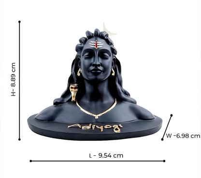 Adiyogi Shiva Statue for Car Dashboard 3.5-Inch, Made In India 🇮🇳