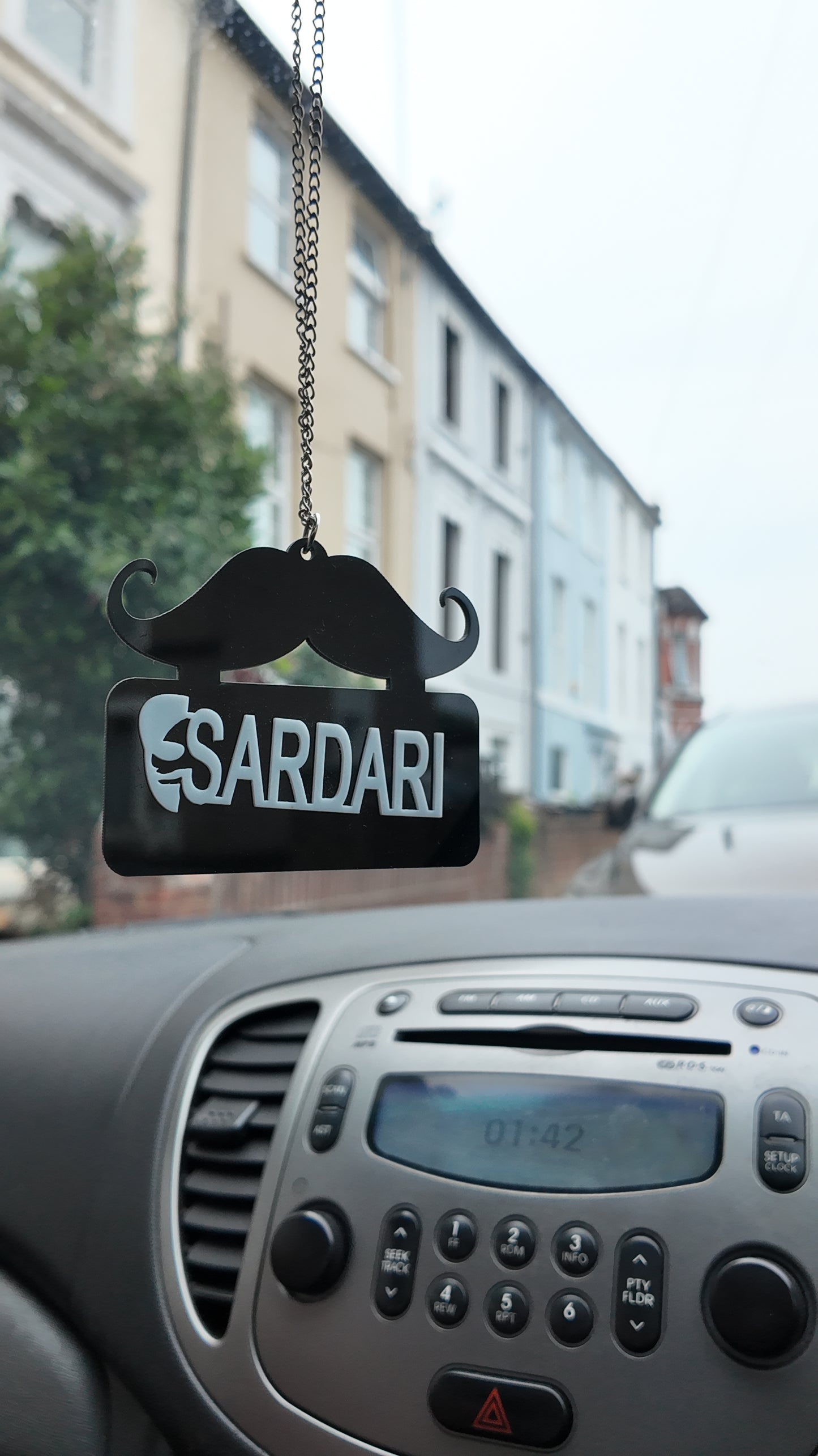 Sardari (सरदारी) Stylish Car Hanging – Premium Acrylic Accessory
