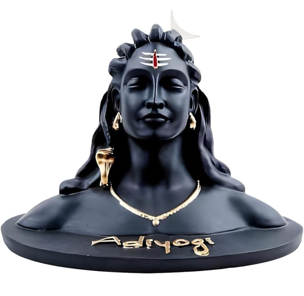 Adiyogi Shiva Statue for Car Dashboard 3.5-Inch, Made In India 🇮🇳