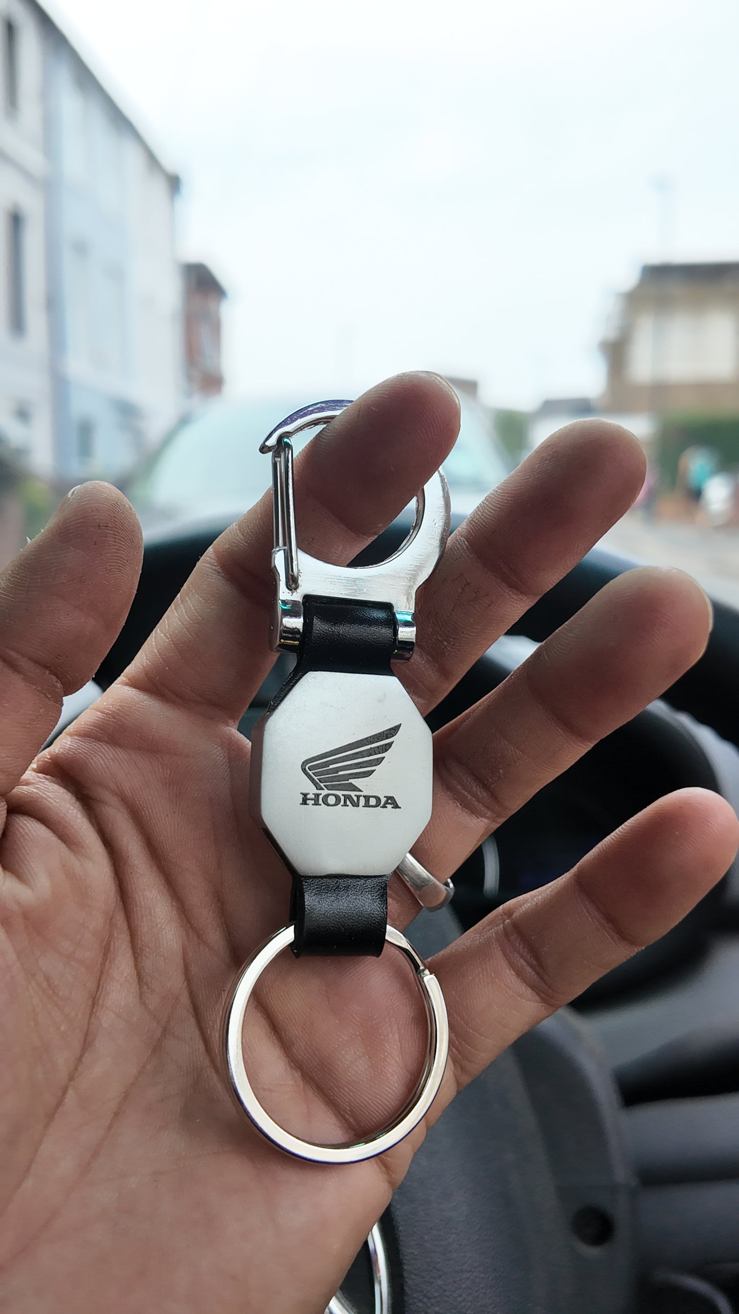 Premium Keychain with Leather Strap Pack of 1