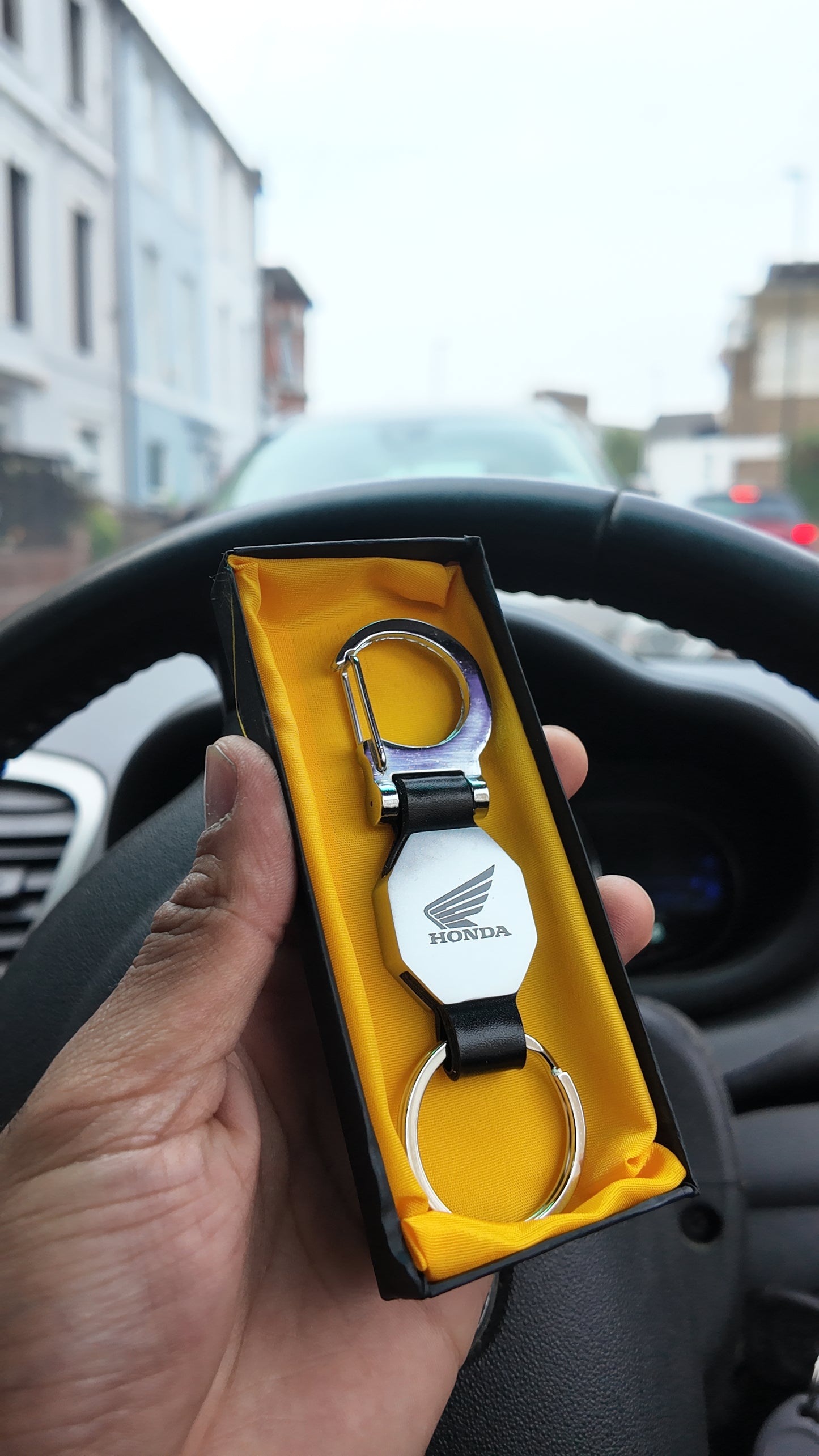 Premium Keychain with Leather Strap Pack of 1