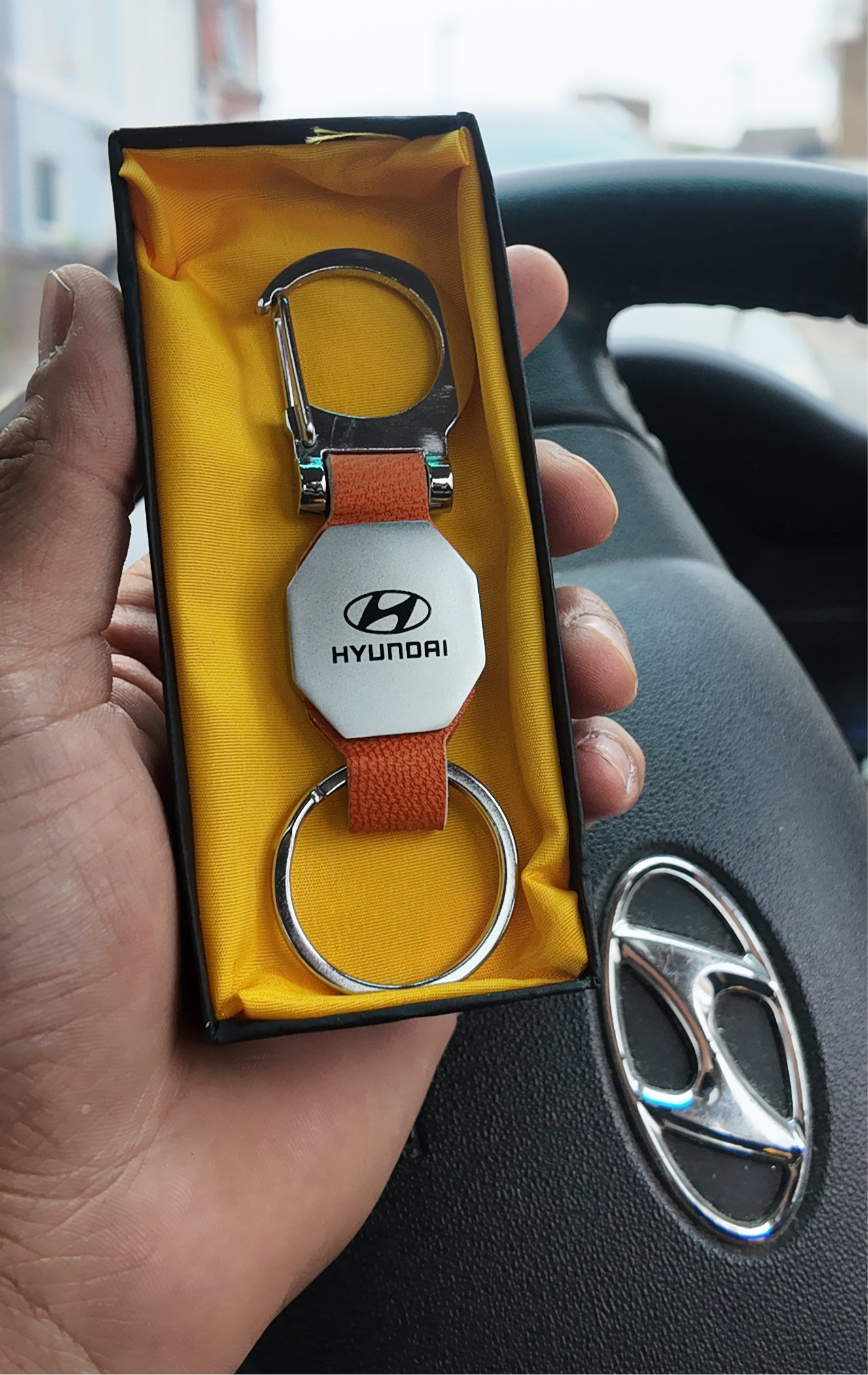 Premium Keychain with Leather Strap Pack of 1